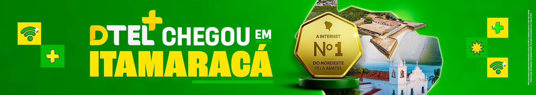 Dtel Telecom - Itamaracá - A Dtel chegou em Itamaracá